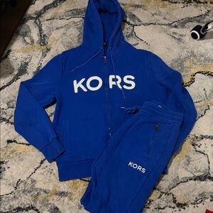 Michael Kors men’s Royal Blue Jogger Set